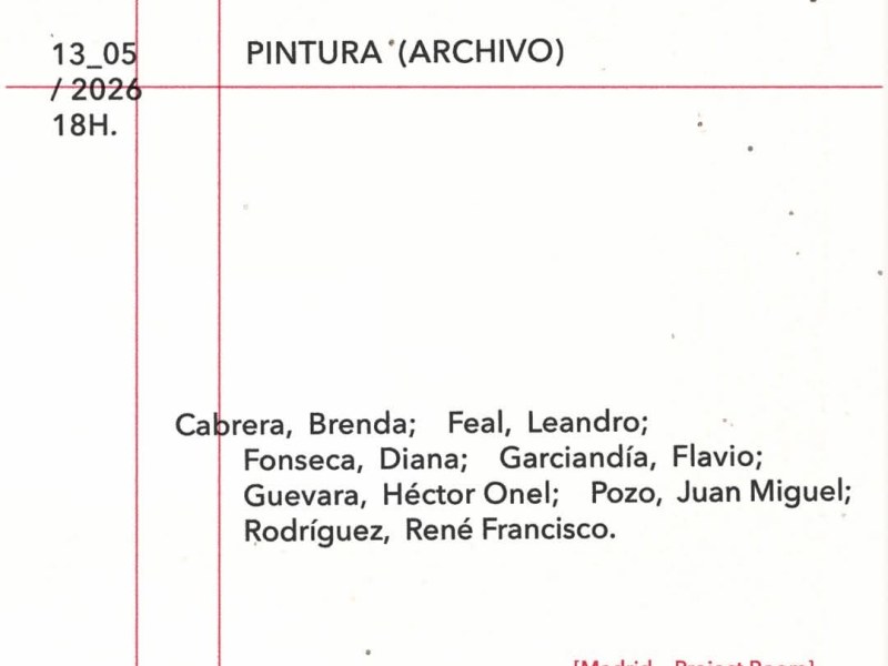 Pintura (Archivo) en El Apartamento: cuando el concepto trabaja más que las&nbsp;obras
