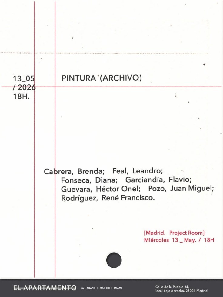 Pintura (Archivo) en El Apartamento: cuando el concepto trabaja más que las&nbsp;obras