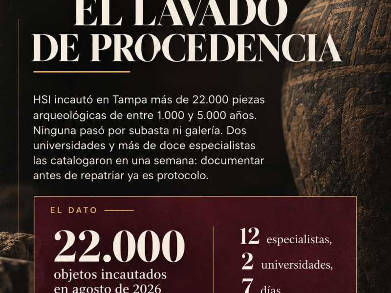 Radar 003 · HSI incauta más de 22.000 antigüedades en&nbsp;Tampa